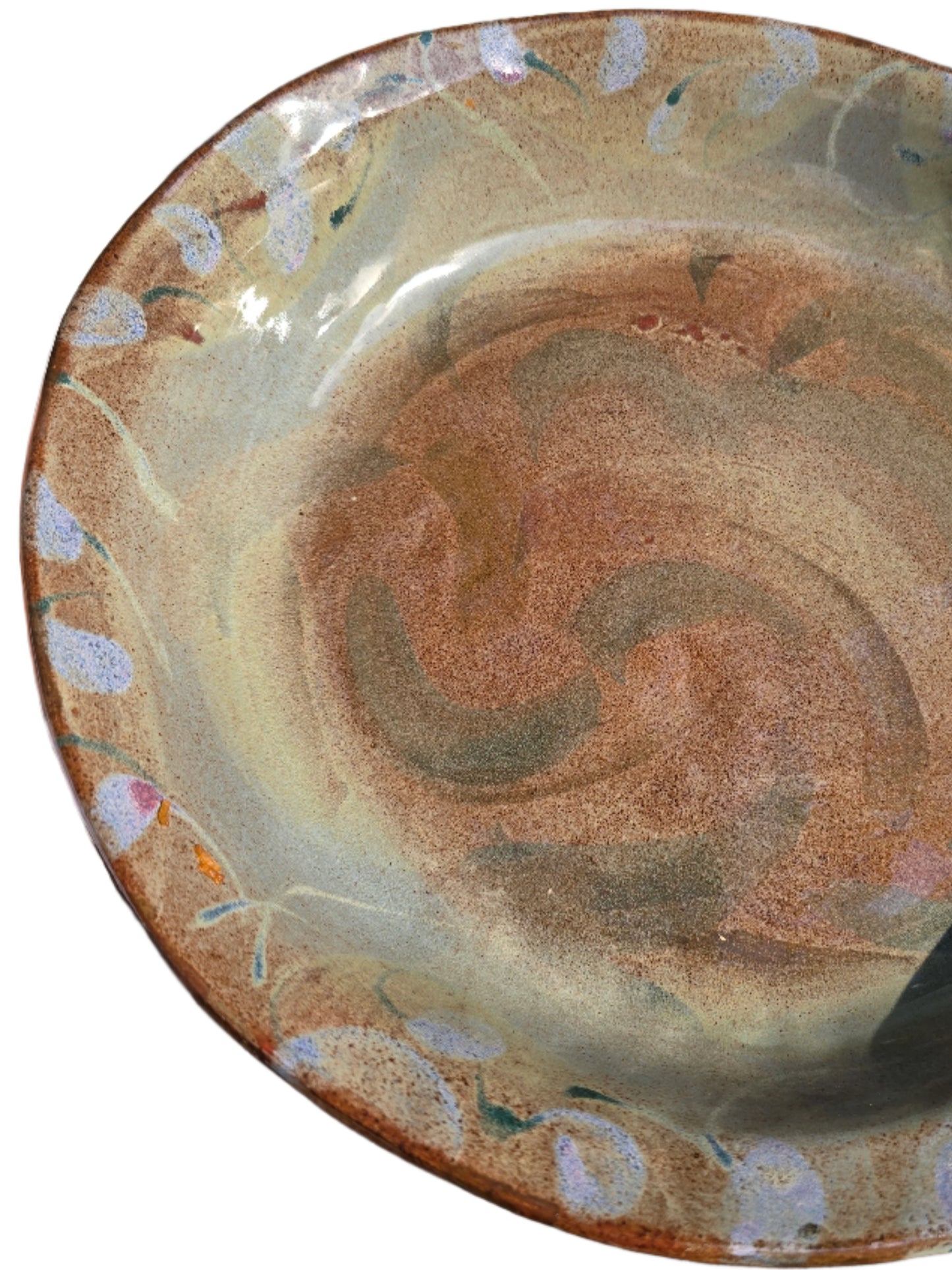 SHALLOW PAINTED BOWL