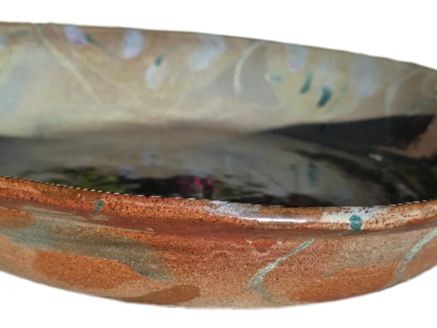 SHALLOW PAINTED BOWL