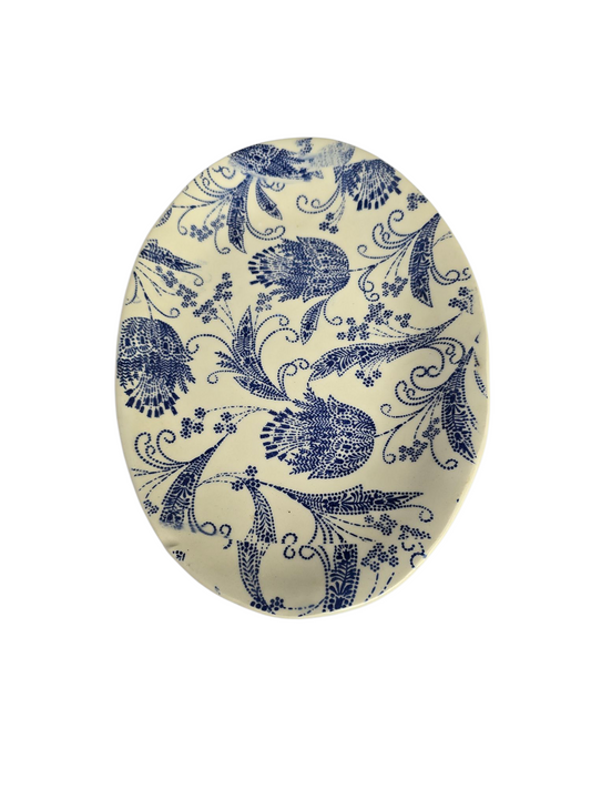 Flowery Serving   M Plate