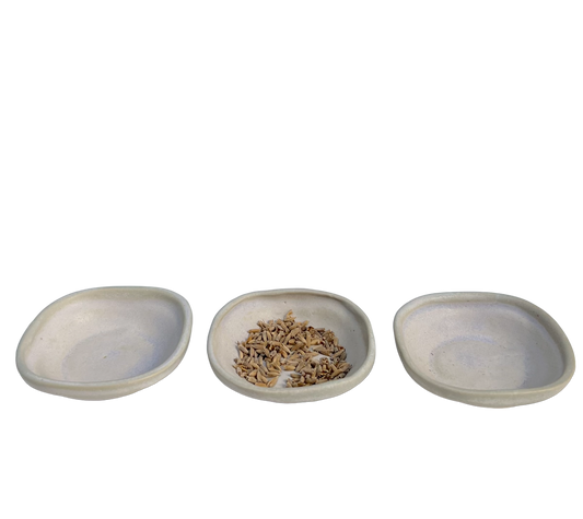 TINY 3 BOWLS "STONE"